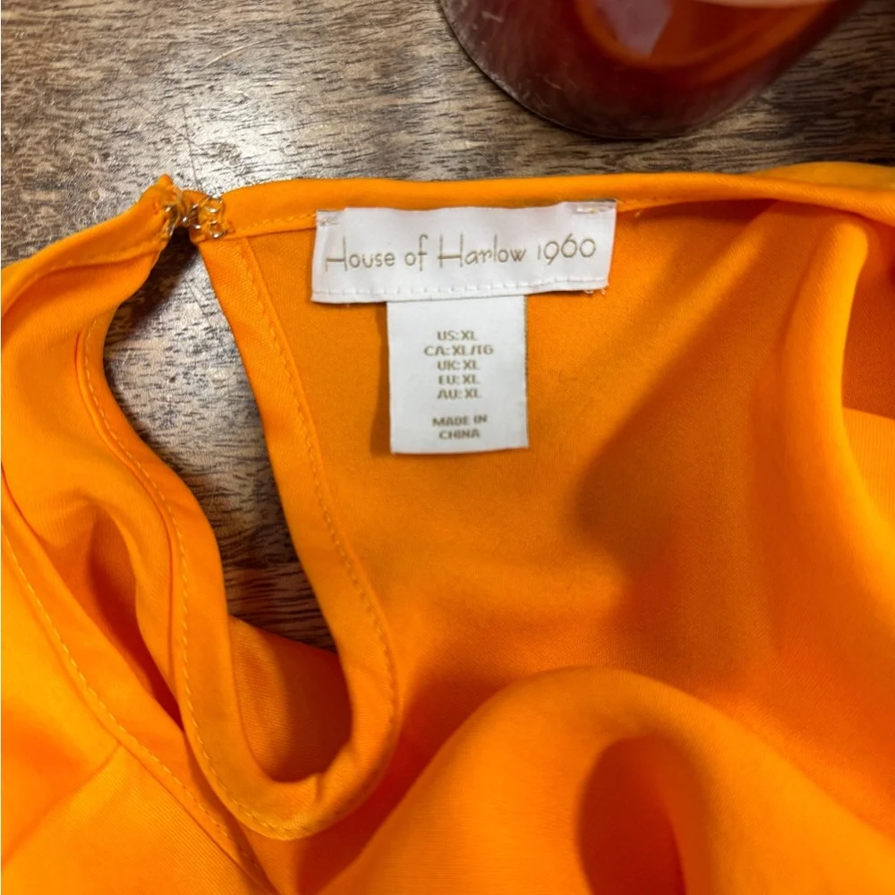House of Harlow 1960 Vibrant Orange Maxi Dress - Picture 6 of 6